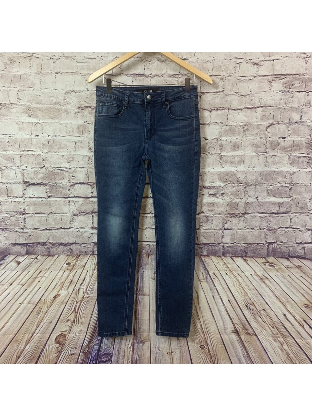 Joeâs Skinny Medium Wash Mid Faded Rise Denim Jeans